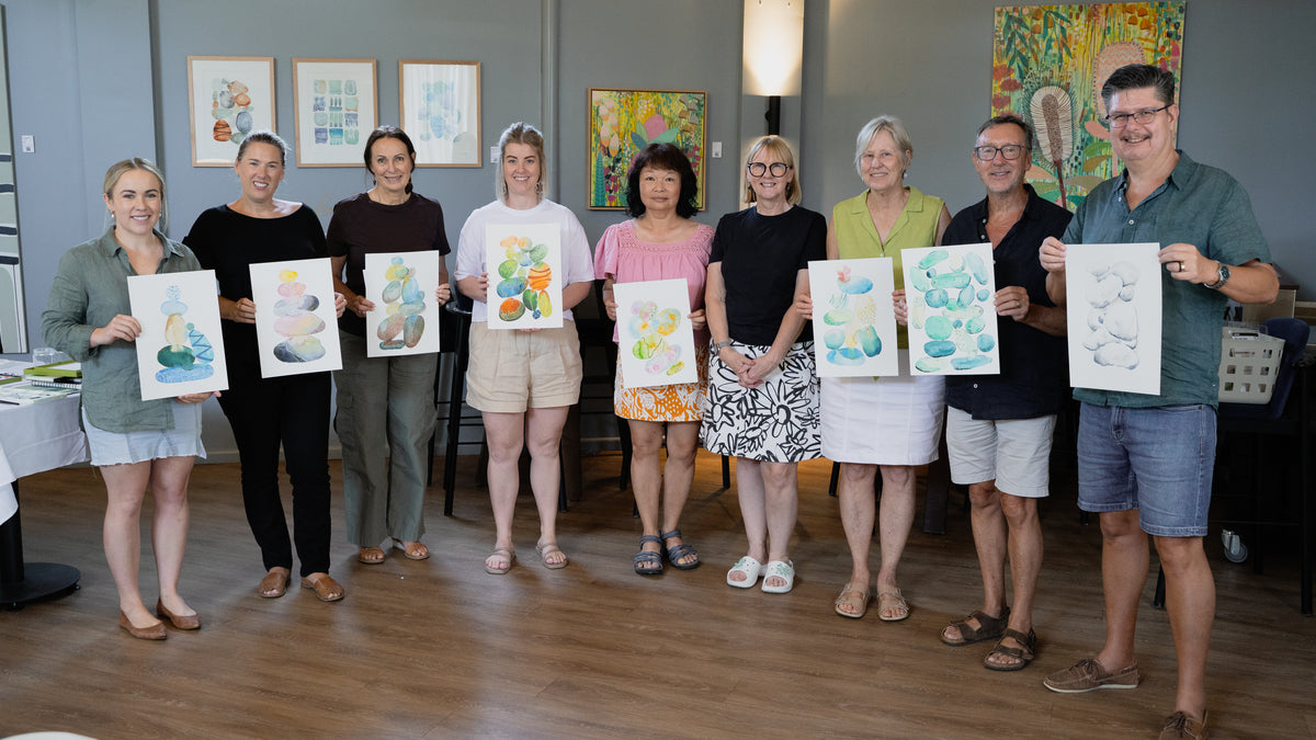 Modern Watercolours Paint & Sip Workshop